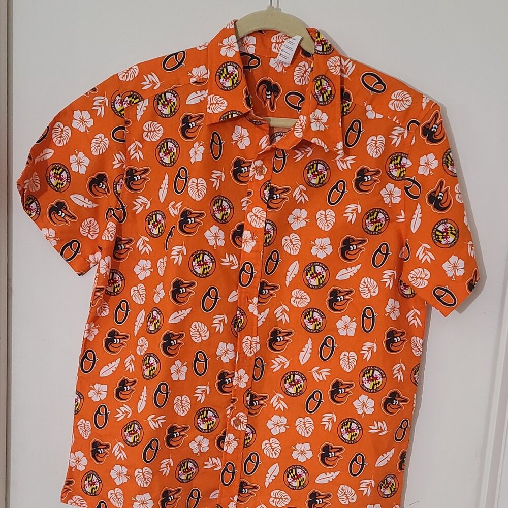 Baltimore Orioles 2018 Hawaiian Shirt Medium M SGA Stadium Giveaway